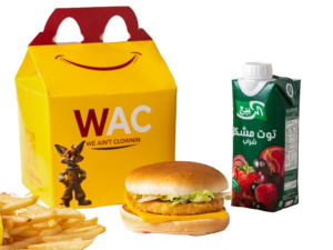 WAC Chicken Burger Kids Meal